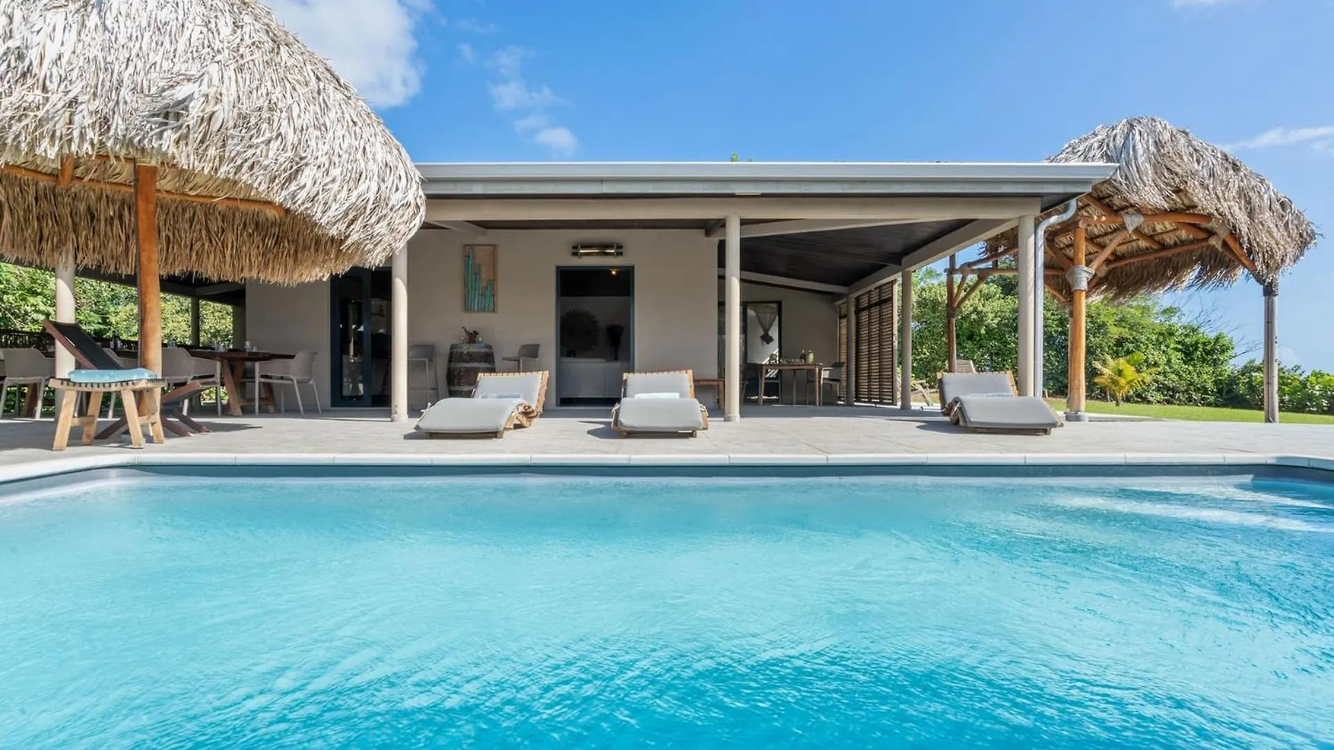 Villa Latitude 14.54 : 4 ch, piscine, vue mer, spot de kitesurf Le Vauclin