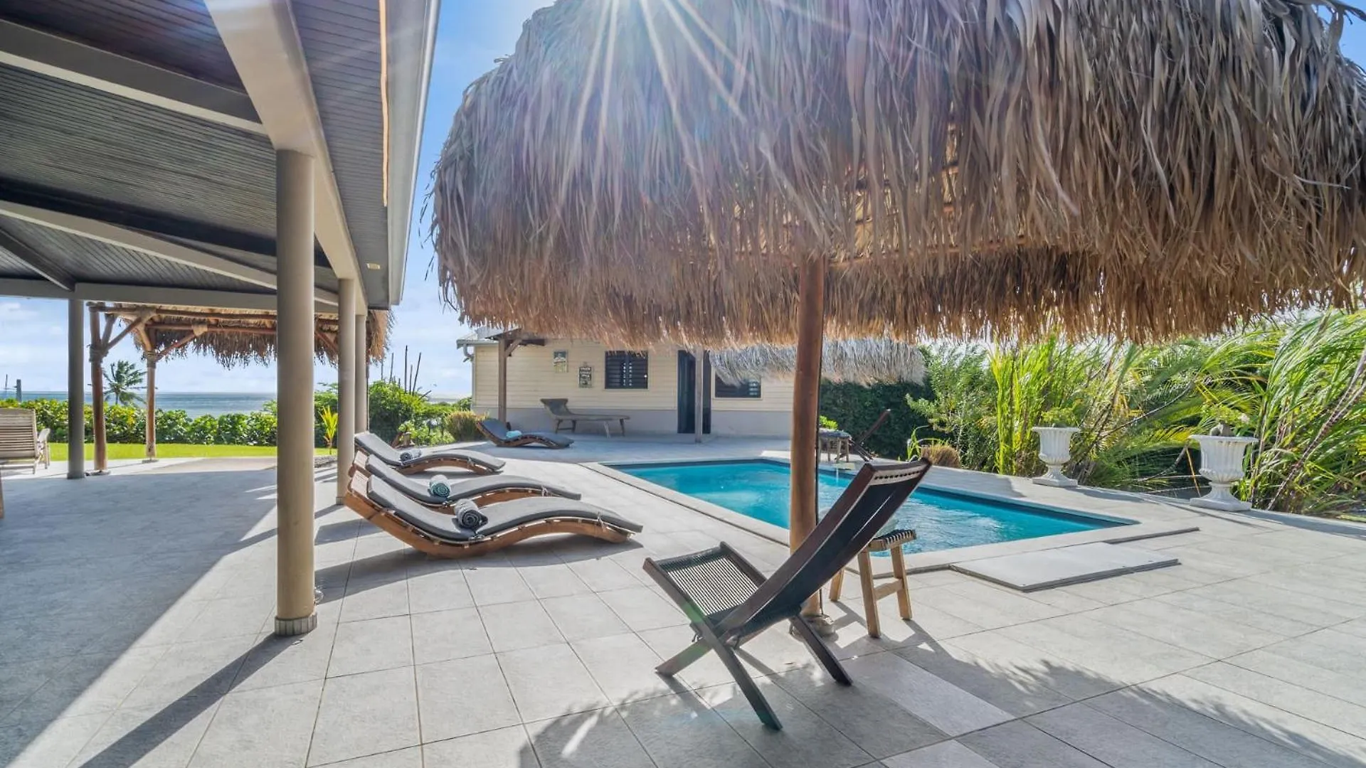 Villa Latitude 14.54 : 4 ch, piscine, vue mer, spot de kitesurf Le Vauclin