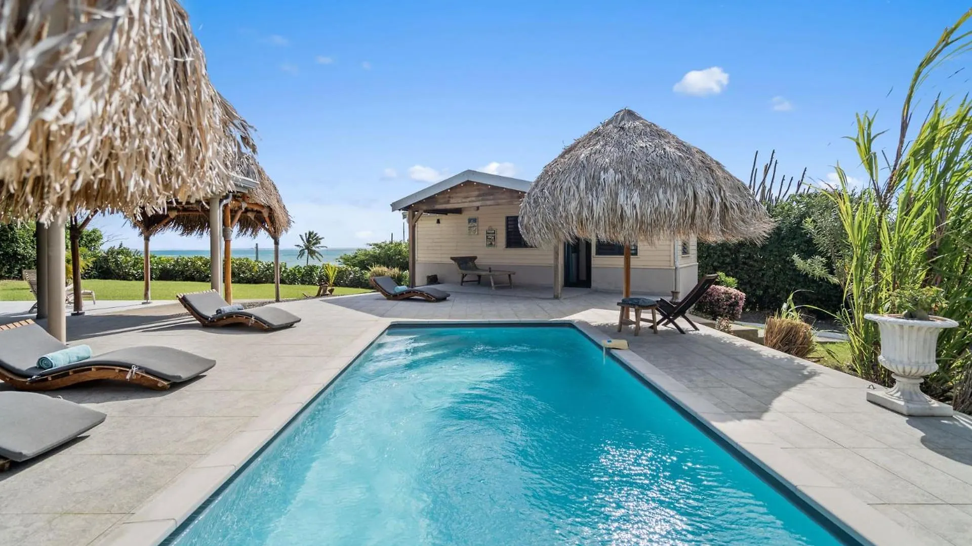 Villa Latitude 14.54 : 4 ch, piscine, vue mer, spot de kitesurf Le Vauclin Martinica