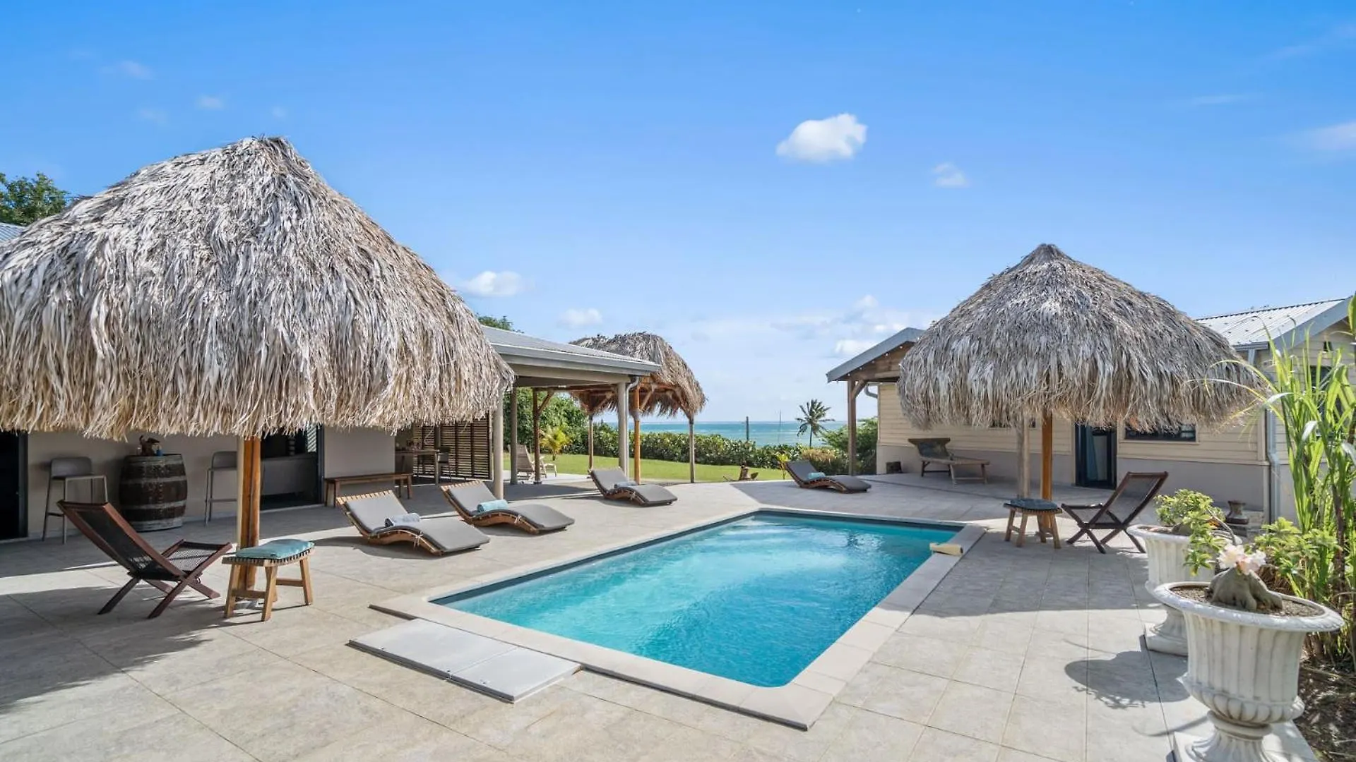 Villa Latitude 14.54 : 4 ch, piscine, vue mer, spot de kitesurf Le Vauclin