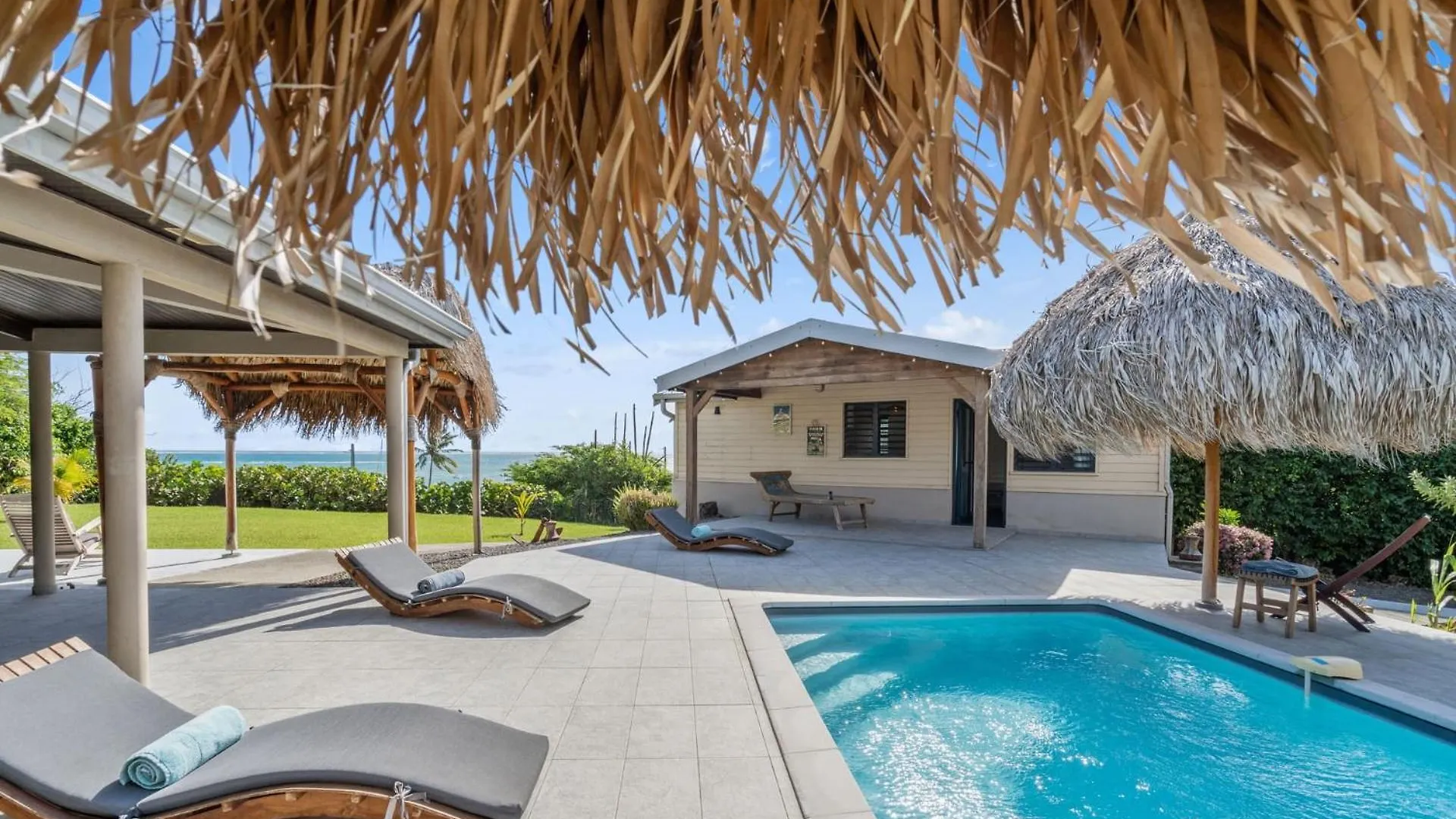 Villa Latitude 14.54 : 4 ch, piscine, vue mer, spot de kitesurf Le Vauclin